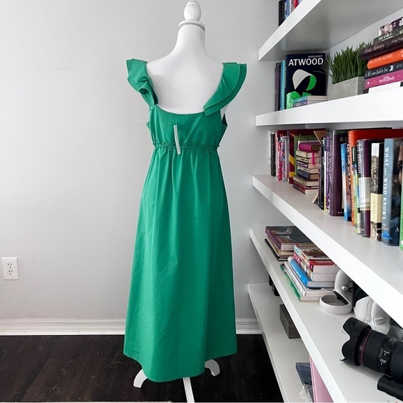 DREW Green Kelly Midi Dress size Medium New with Tags - Picture 6 of 15
